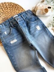 Zra Erkek Çocuk Jeans ( Bel Ayarlama Lastikli )