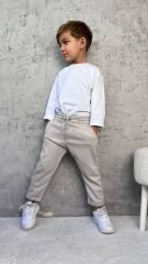 Tam Pamuk Erkek Çocuk Pantalon