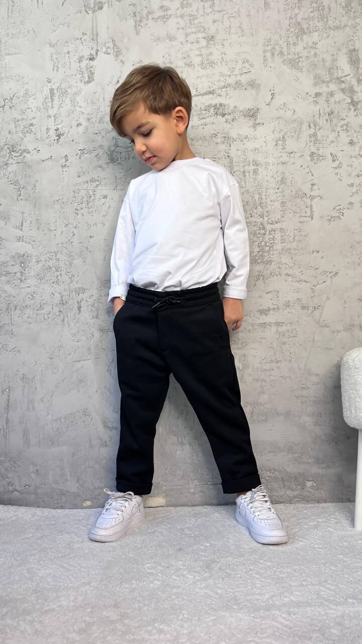 Tam Pamuk Erkek Çocuk Pantalon