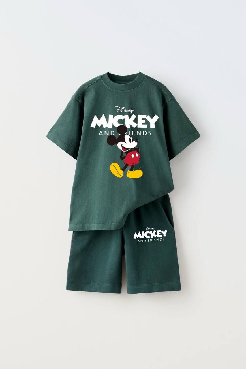 Mickey Mouse Tam Pamuk Takım