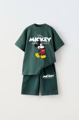 Mickey Mouse Tam Pamuk Takım