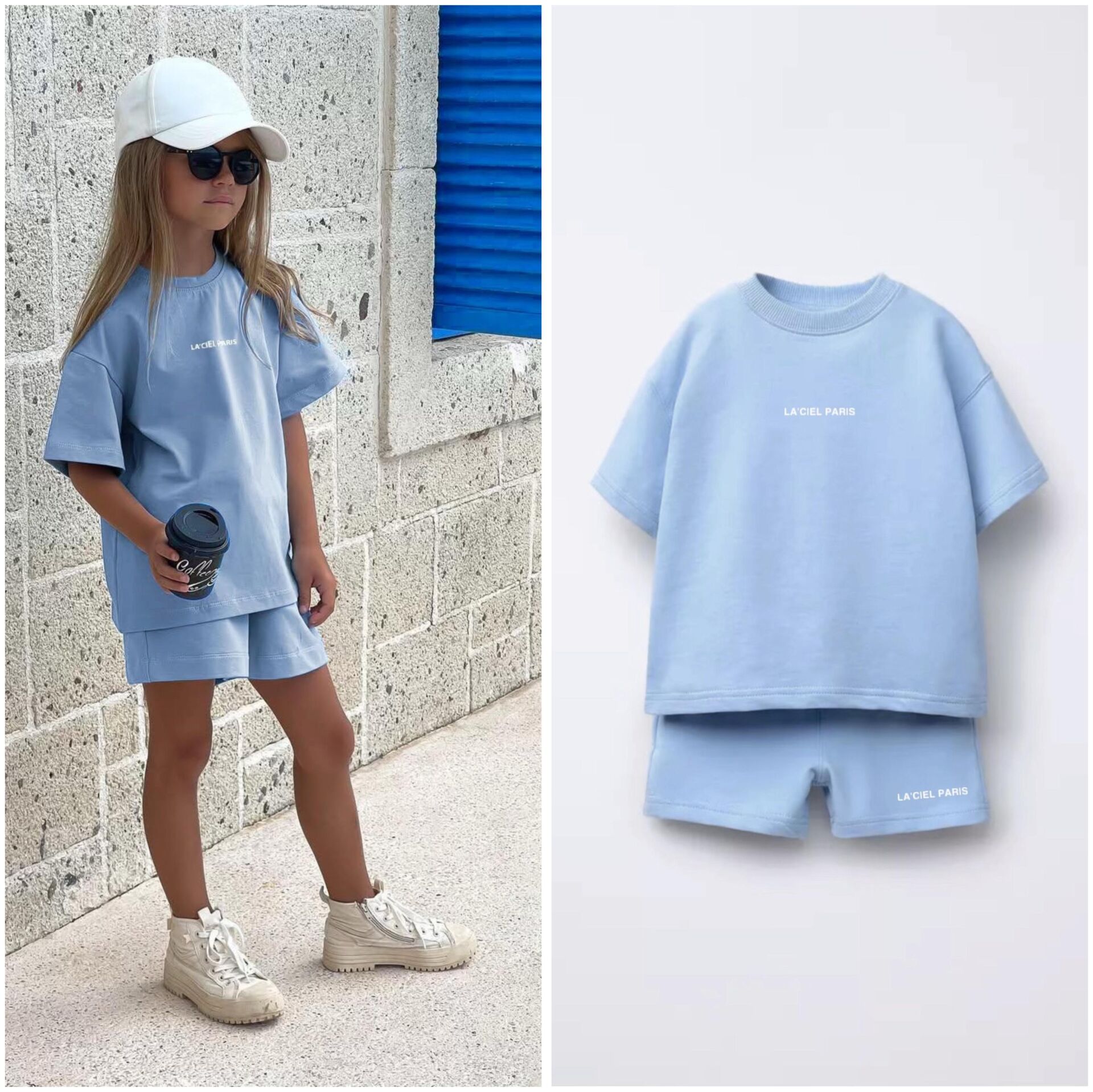 La'ciel Paris %100 Tam pamuk Unisex Takım