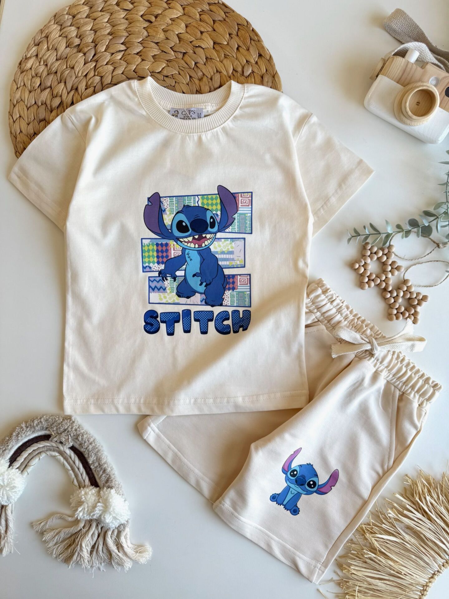 Stitch Tam Pamuk Çocuk Takım