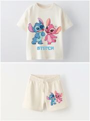 Stitch Tam Pamuk Çocuk Takım