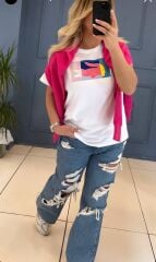 Lcoste İthal Yetişkin T-shirt