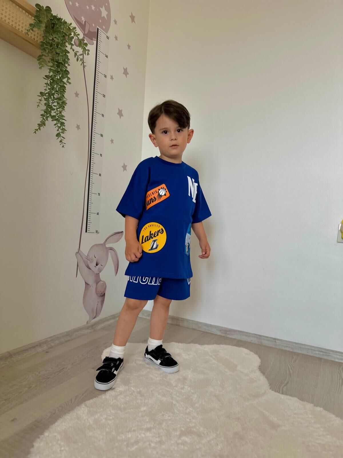 Lakers Tam Pamuk Çocuk Takım