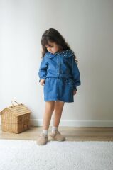 İncili jeans Kız Çocuk Takım