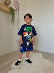 Minecraft Tam Pamuk Çocuk Takım