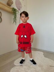 Spidermen Tam Pamuk Çocuk Takım