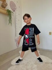 Spidermen Tam Pamuk Çocuk Takım