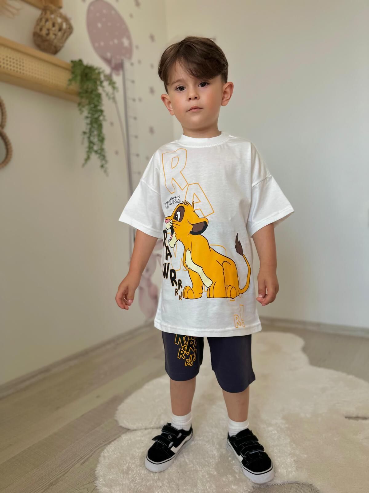 Lion King Tam Pamuk Çocuk Takım