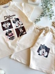 Leopar Mickey Mouse Kız Çocuk Takım