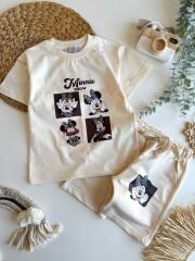 Leopar Mickey Mouse Kız Çocuk Takım
