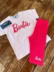 Barbie Capri Taytlı Kız Çocuk Takım