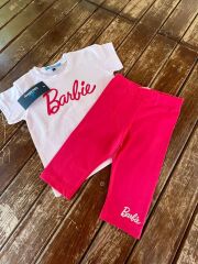 Barbie Capri Taytlı Kız Çocuk Takım